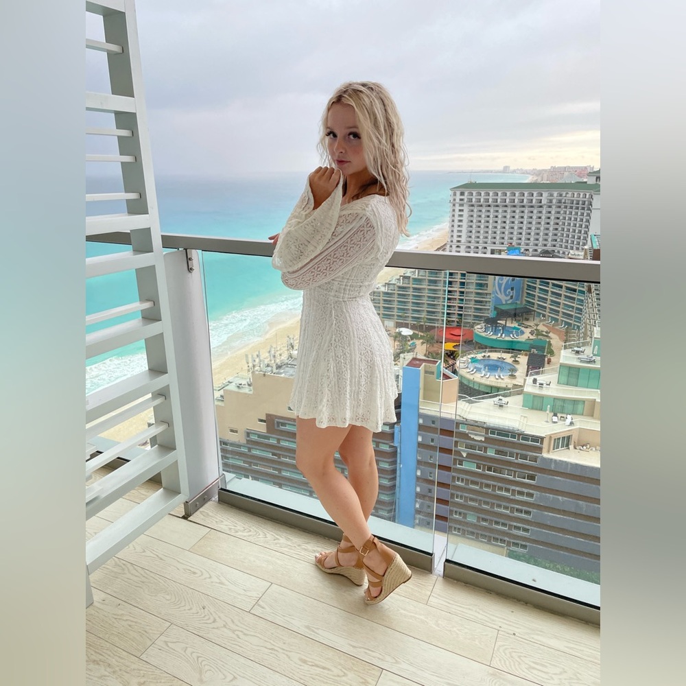 Hello Molly White Mini Dress